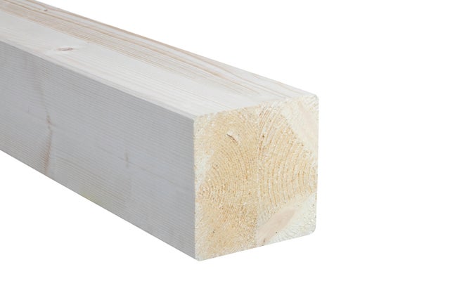 Poutre sapin (épicéa) traité, et raboté, 140x140 mm, long 3 m, choix 2, classe 2