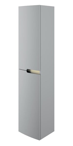 Colonne Charnières à gauche l.35 x H.161 x P.28 cm gris perle Egerie