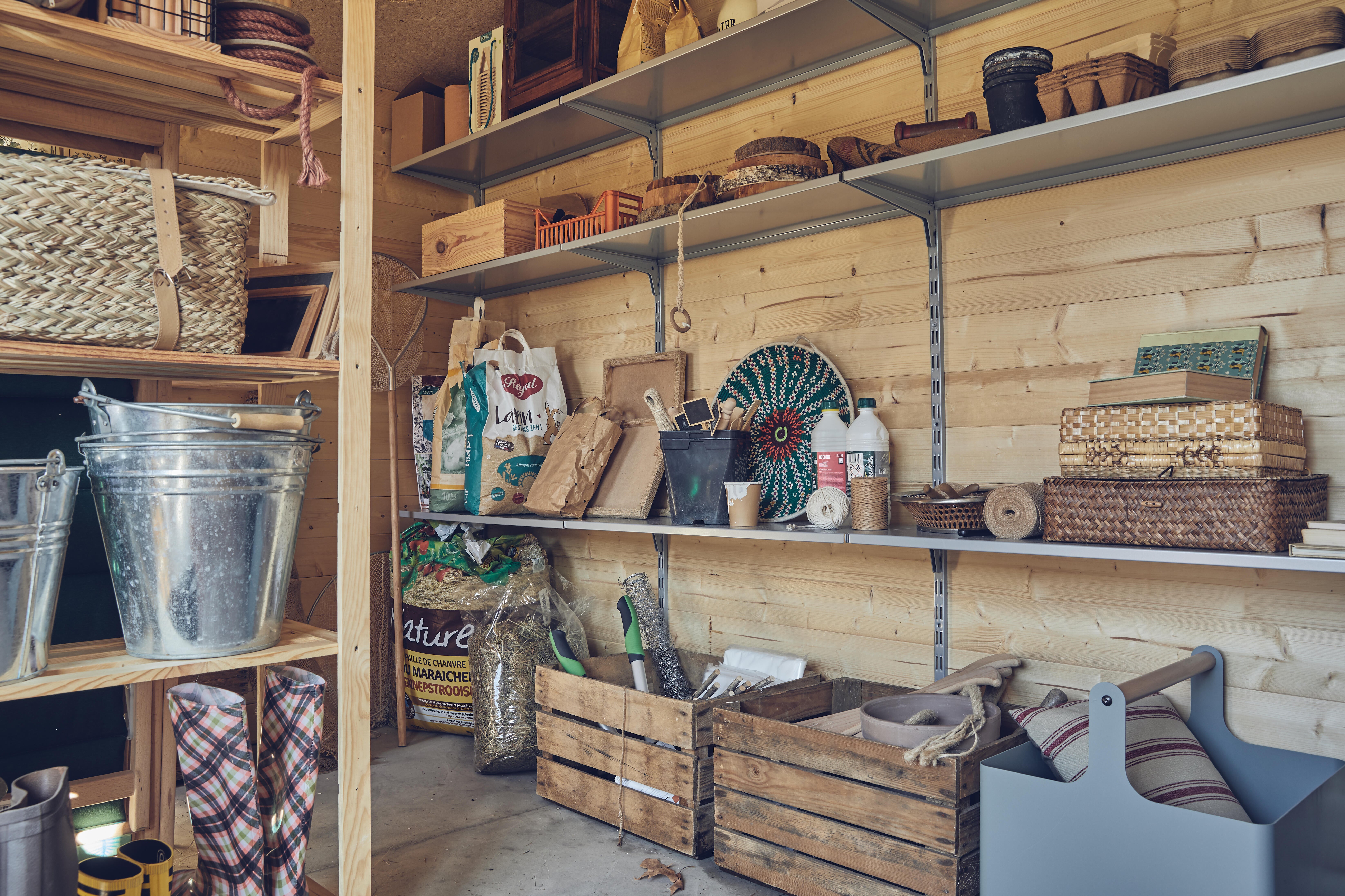 Etagère Pin, 5 tablettes , l.70 x P.30 x H.170 cm - 4