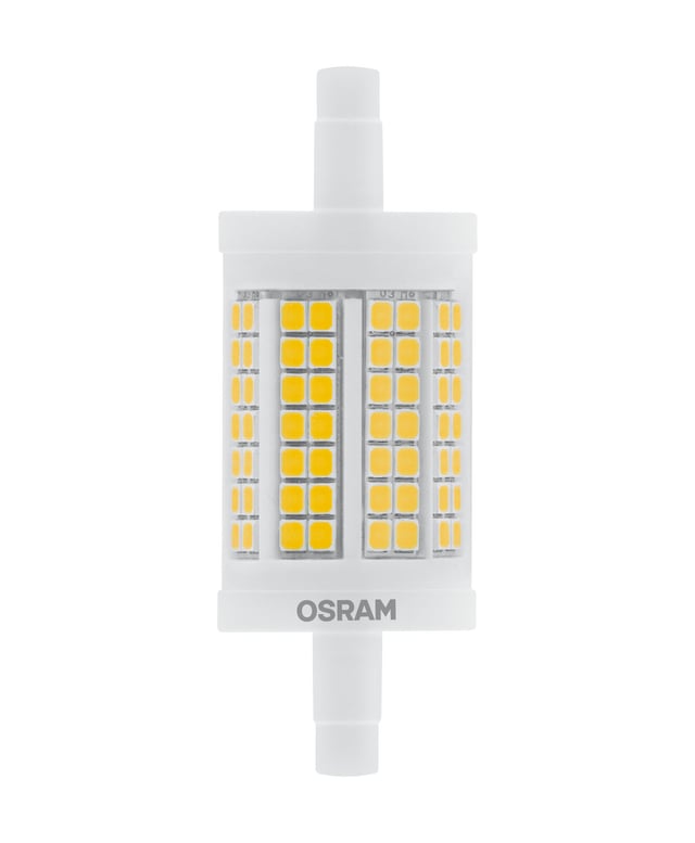 Ampoule led opaque, crayon R7S, 1521Lm = 100W, blanc chaud, 78 mm, OSRAM