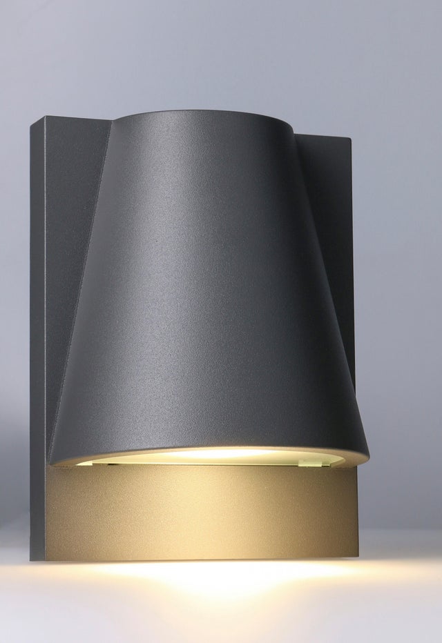Candeeiro de parede exterior led Kala GU10 antradite