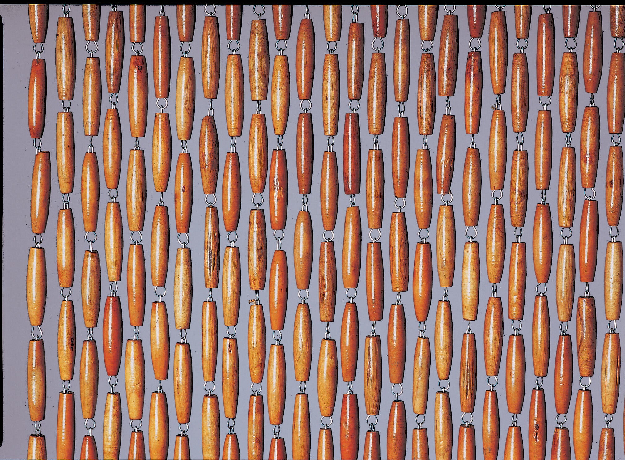 Rideau de porte en bois, l.90 x H.200 cm, marron, Provence - 2