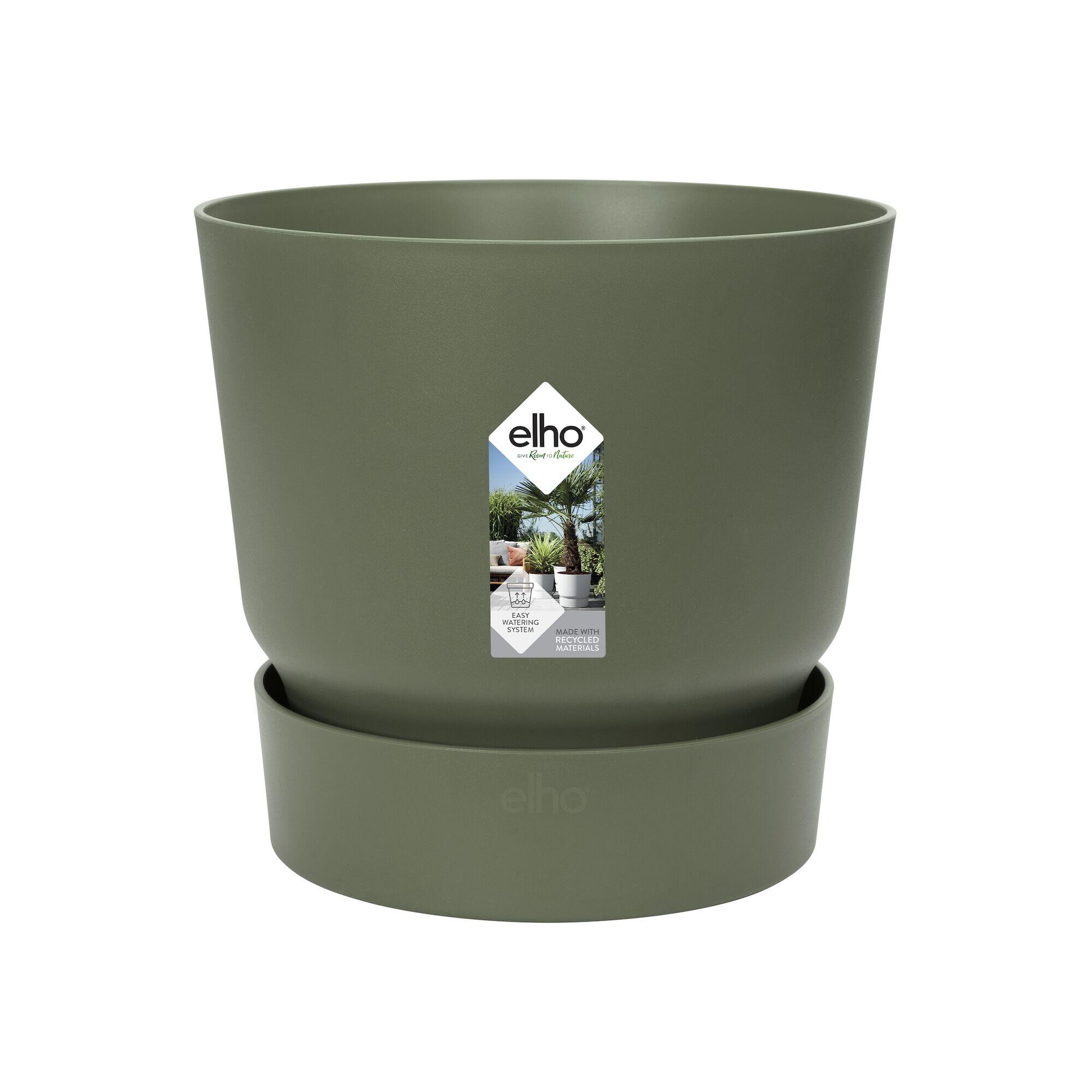 POT GREENVILLE ROND 47CM LEAF GREEN - 5