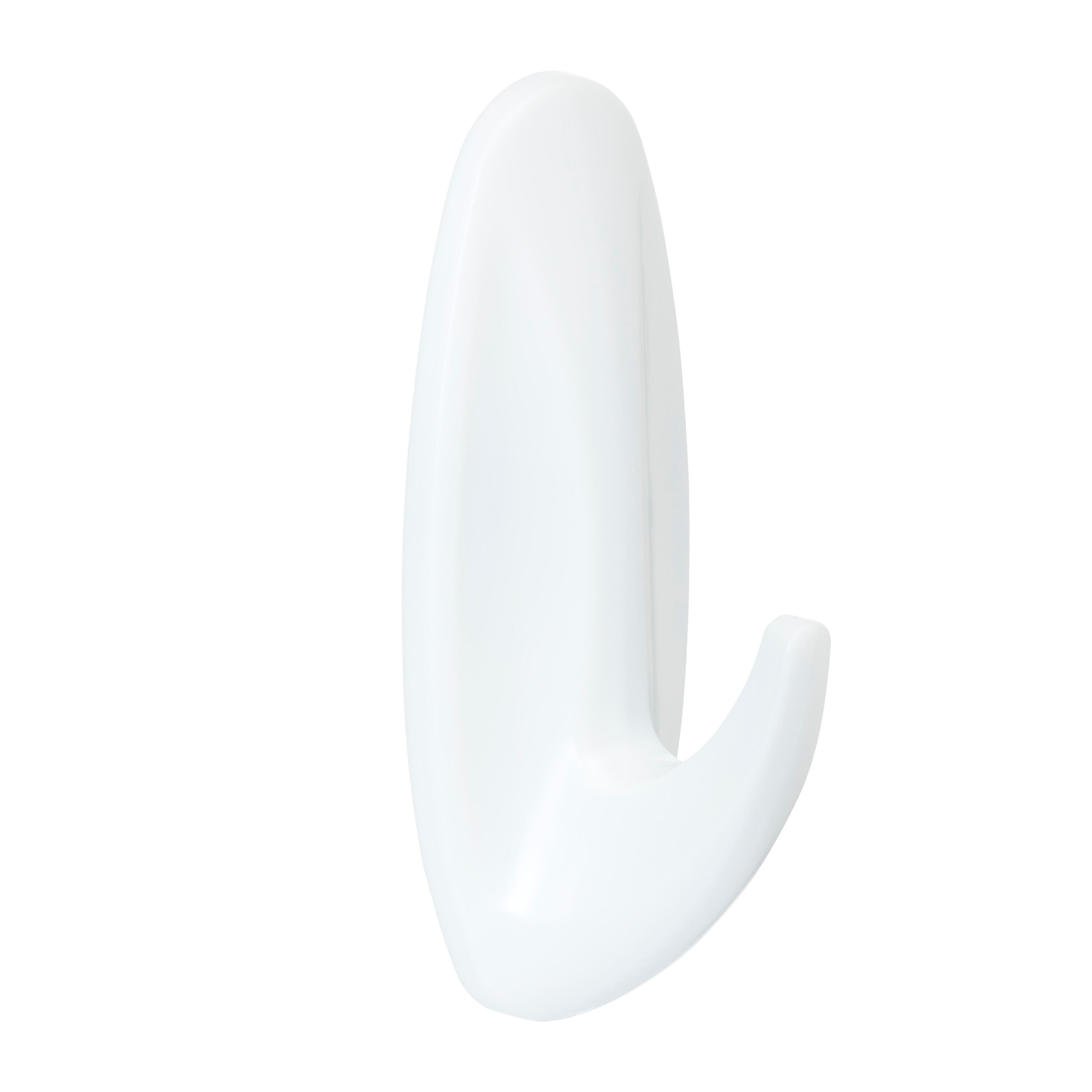 Lot de 2 crochets adhésif Plastique design, COMMAND 1.3 kg - 3