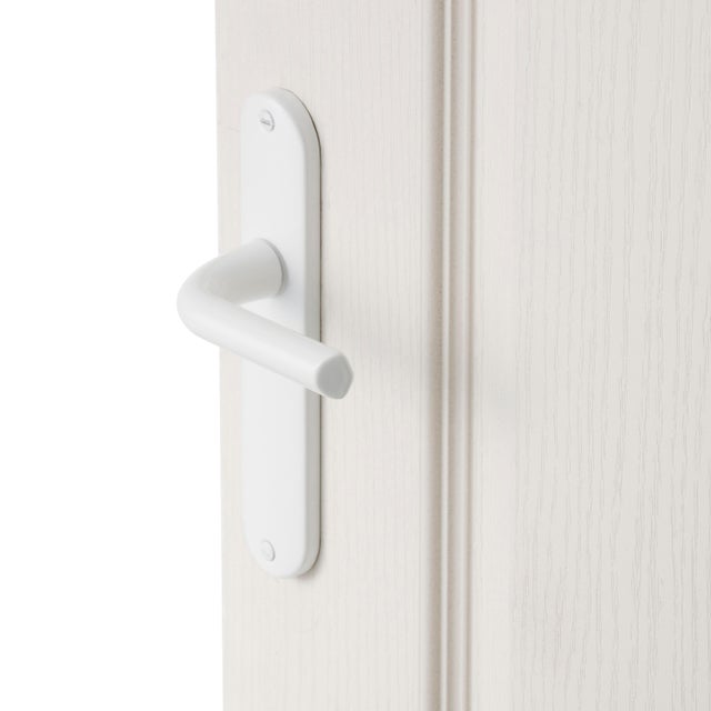 Poignée de porte Budget coloris champagne entraxe 165 mm Poignée de porte Budget coloris champagne entraxe 165 mm