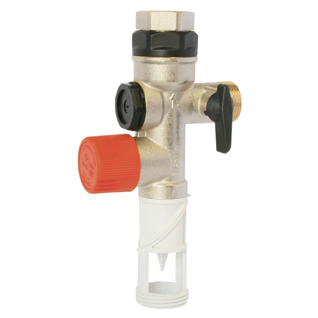 Groupe sécurité inox + raccord diélectrique EQUATION