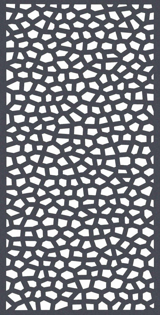 Panneau de clôture pvc  Mosaïc, l.100 x H.200 cm, gris - 2
