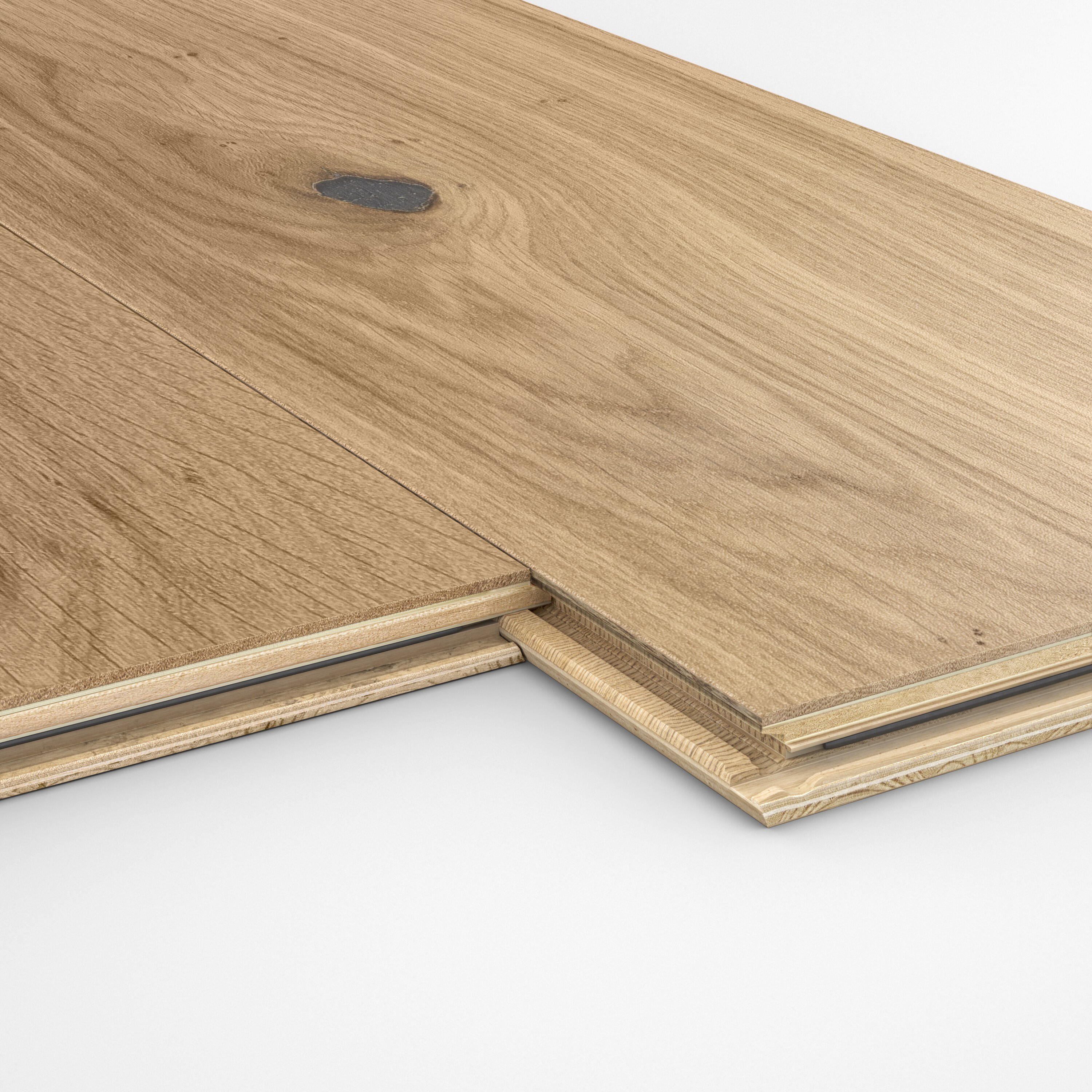 Echantillon Parquet forte chêne naturel huilé XL - 2