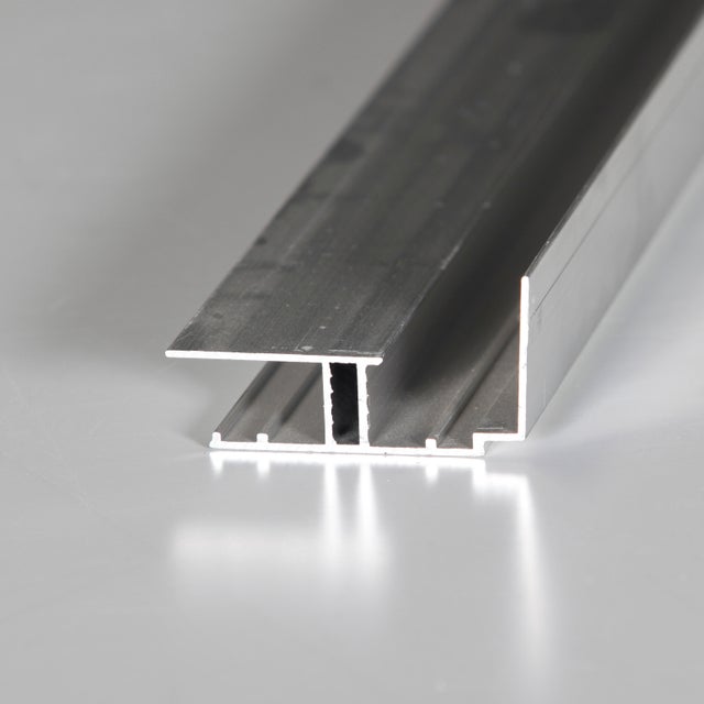 Profil bordure pour plaque ep. 16 mm aluminium, L.4 m