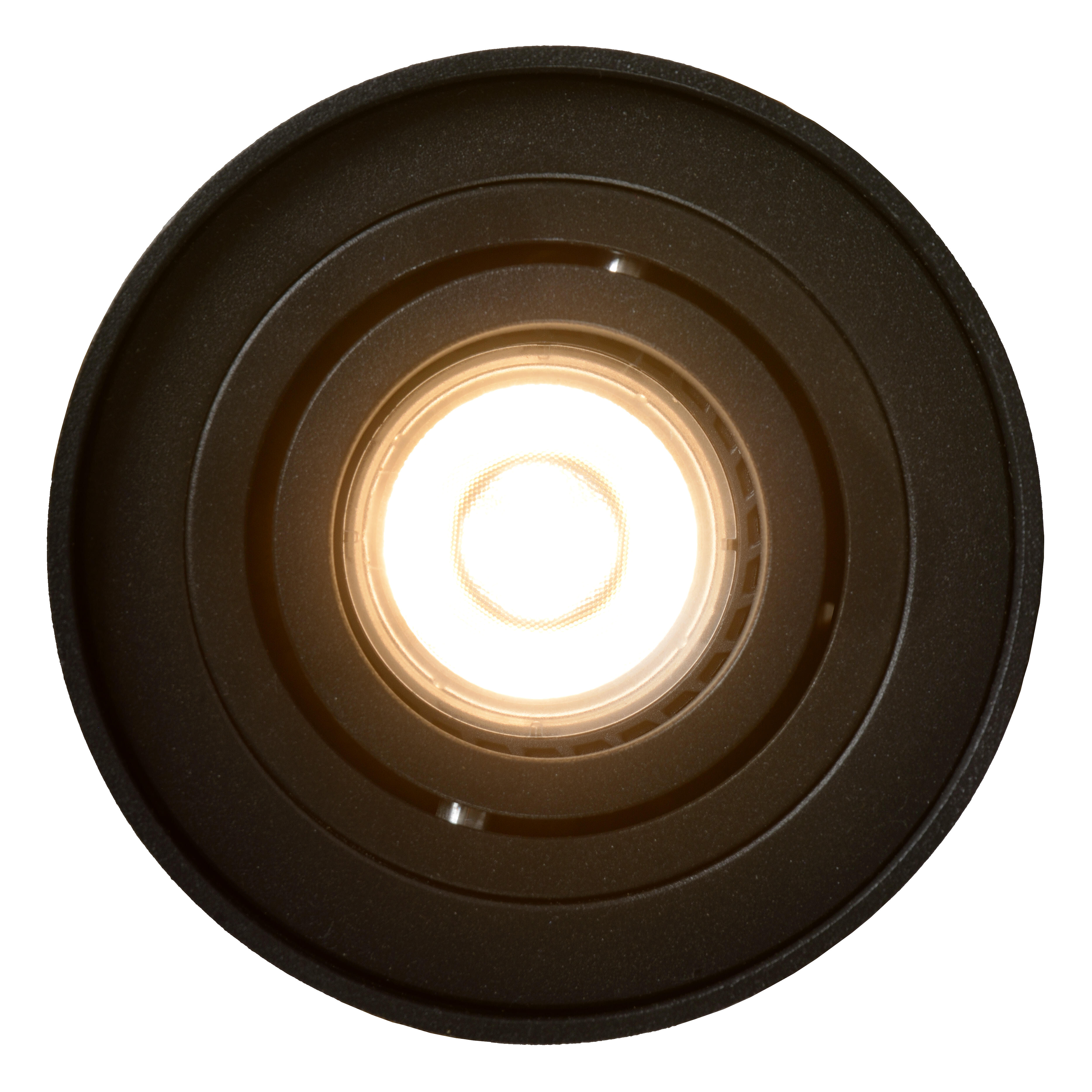 Spot Tube, aluminium noir, GU10, LUCIDE - 3