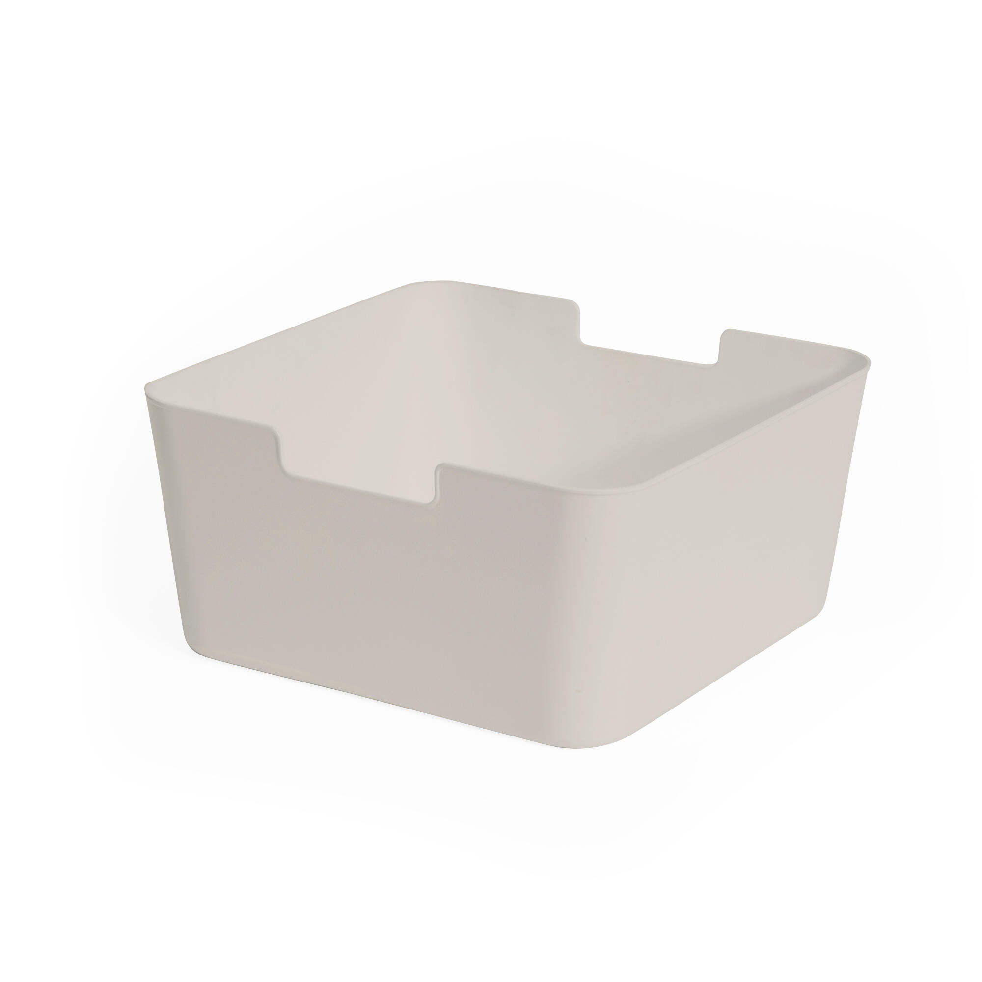 Caja de bambú blanco de 15.2x32.2x31.6 cm