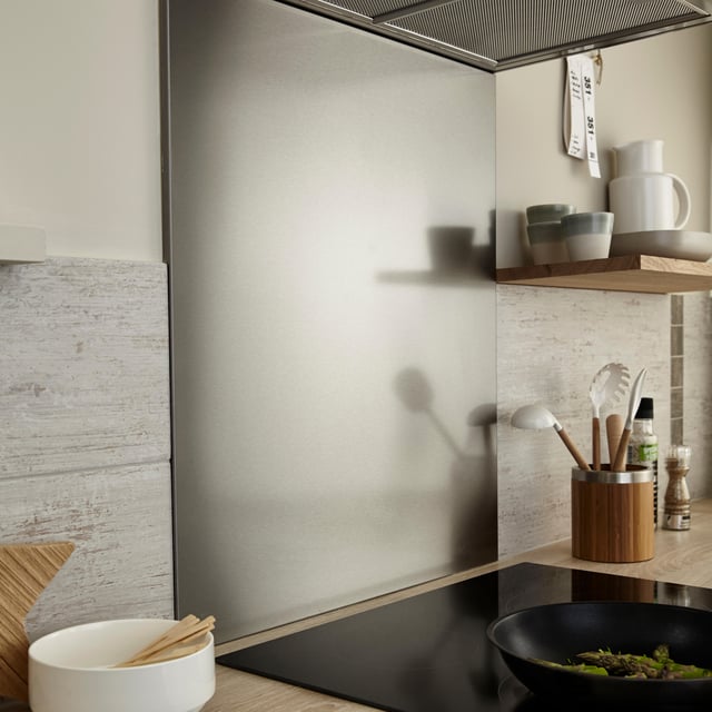 Fond de hotte Inox Antitraces L.60 x 70 cm, EP.11 mm