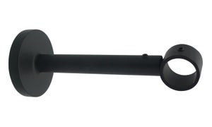 Support extensible tringle à rideau Design, 20 mm noir mat INSPIRE