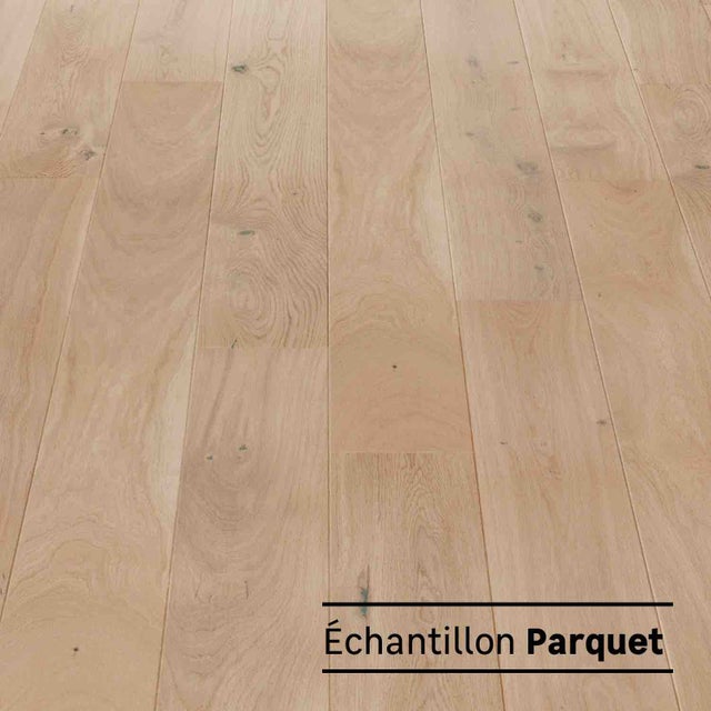 Echantillon Parquet forte chêne naturel vitrifié L
