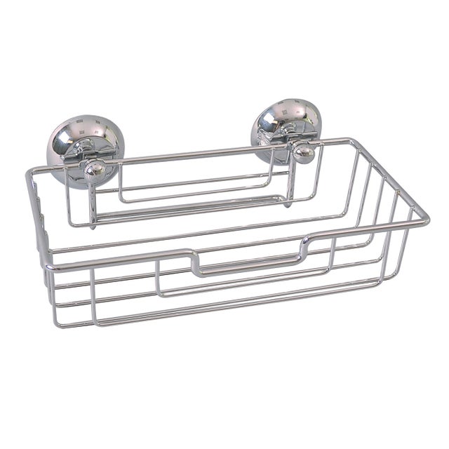 Organizer per doccia per parete Caddy argento