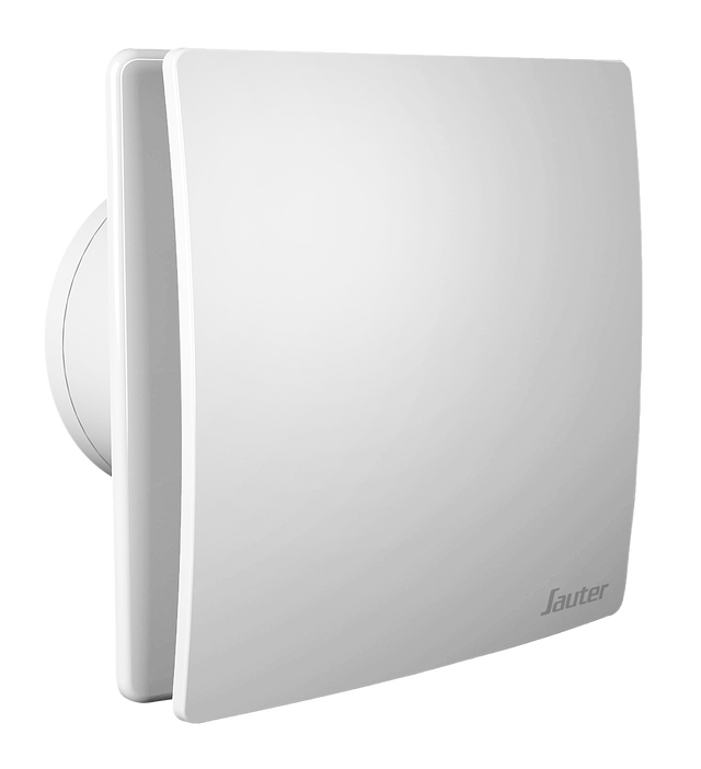 Aérateur permanent à détection d'humidité SAUTER Zemu SDB 100 mm