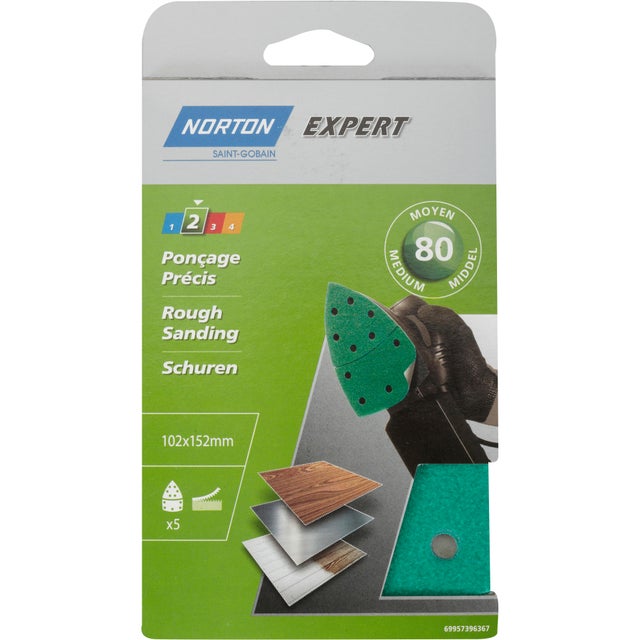 20 Patins Abrasifs B Power Pour Ponceuse Vibrante – 230 X 93 Mm – Grain 120