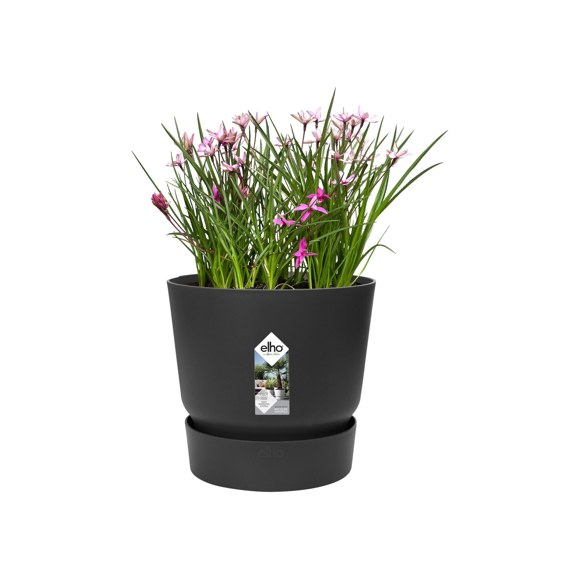 Pot polypropylène ELHO Greenville, Diam.47 x H.44.1 cm, living noir - 7