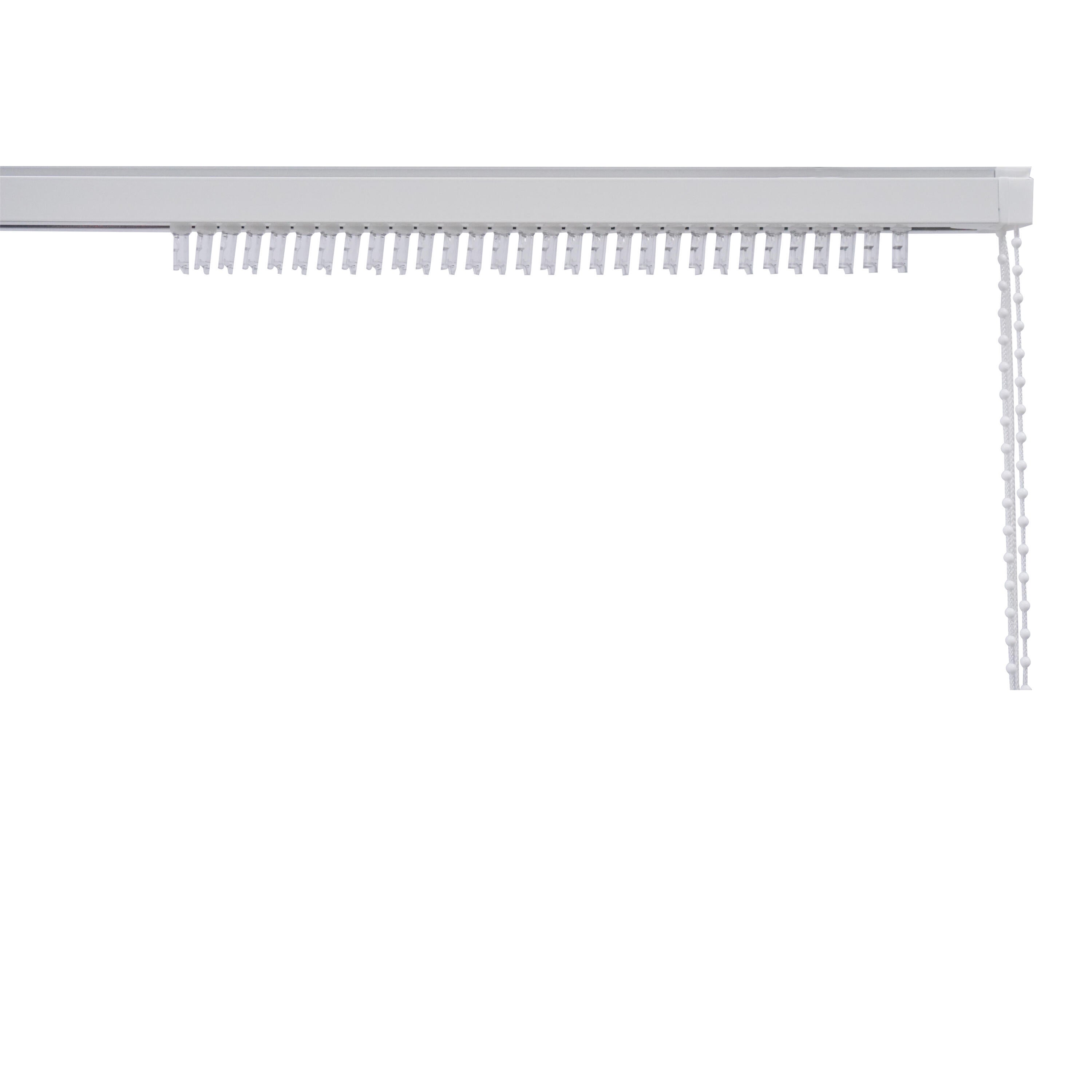 Rail pour store californien Store californien, aluminium blanc, 120 cm - 3