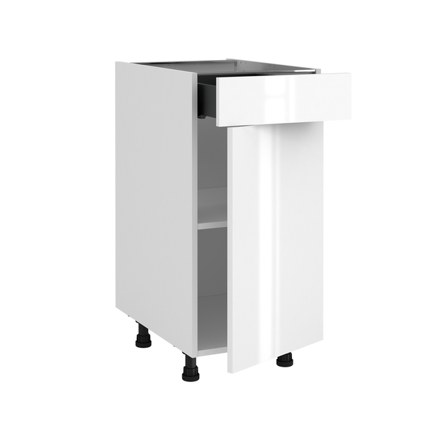 Móvel de cozinha com porta e gaveta Delinia Sevilha 40X58X77 cm branco