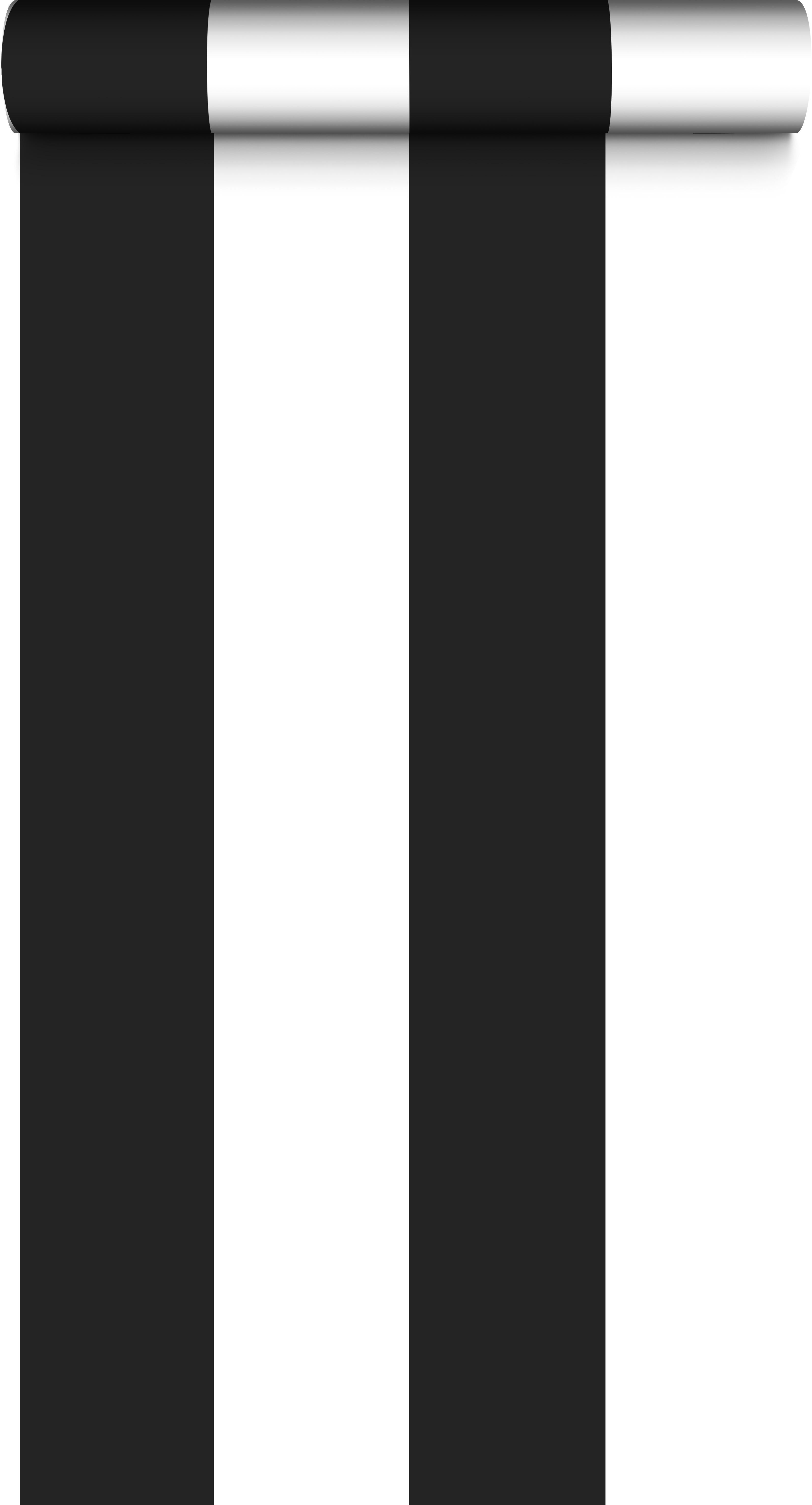Papier peint vinyle sur intissé Rayures noir et blanc - 9