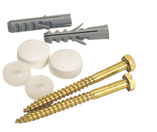 Lot de 2 chevilles clips pour fixation, l.9 x H.11 cm