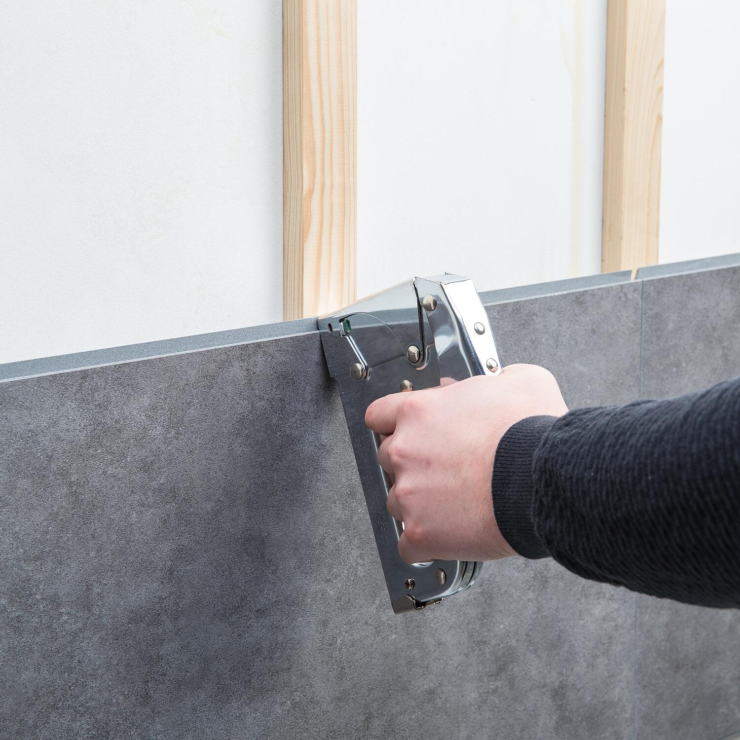 Dalle murale PVC gris lisse Washington DUMAWALL, L.65 x l.37.5 cm, Ep.5 mm - 11
