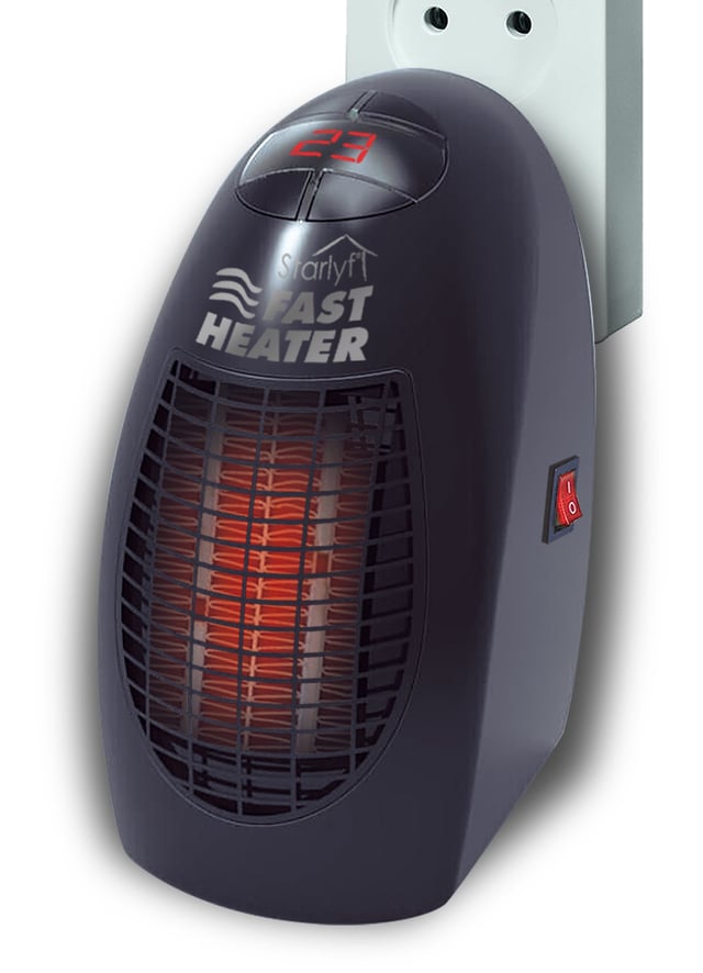 Termoventilatore ceramico mobile Starlyf Fast Heater nero 400 W