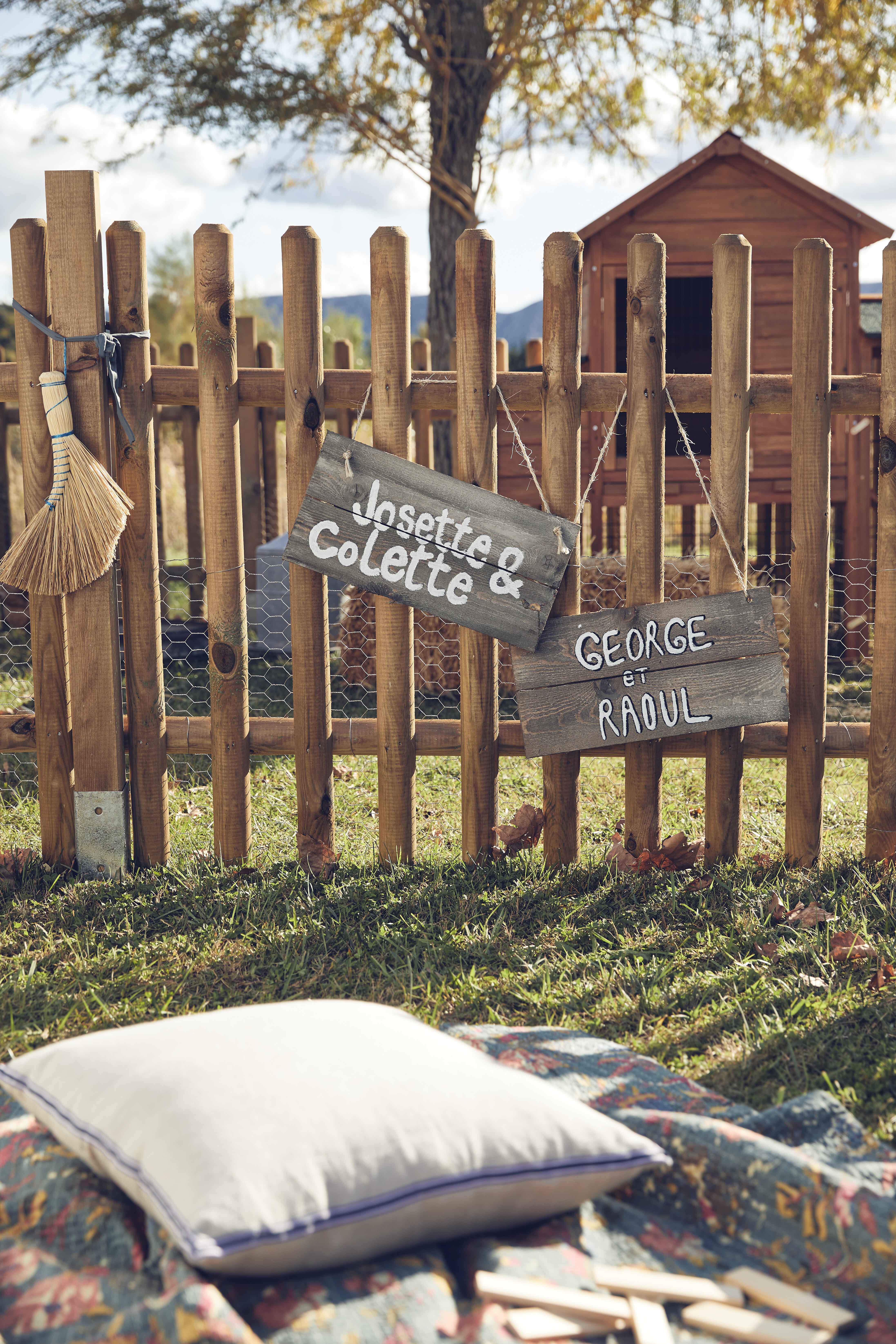 Portillon battant Buffalo, CERLAND, l.100 x H.100 cm, naturel - 9