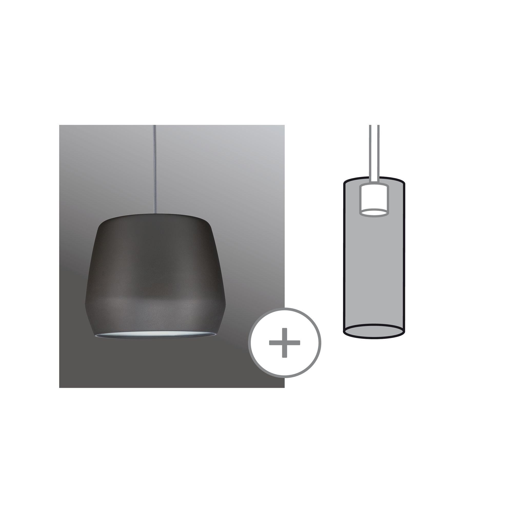 Abat jour 2Easy Urail, 1X20W, métal gris mat PAULMANN - 5