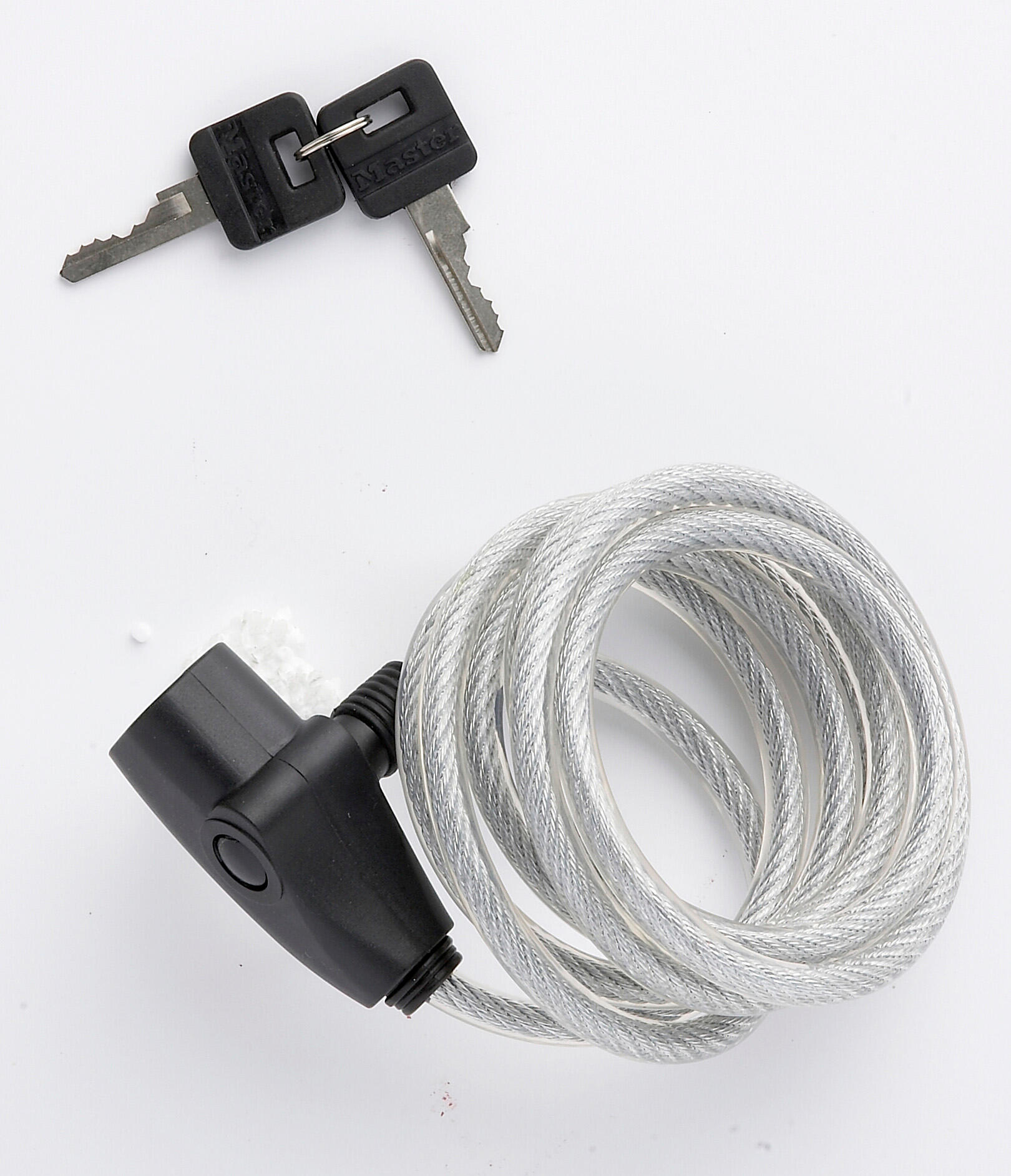 Câble antivol MASTER LOCK, L.1.8 m x Diam.8 mm - 4