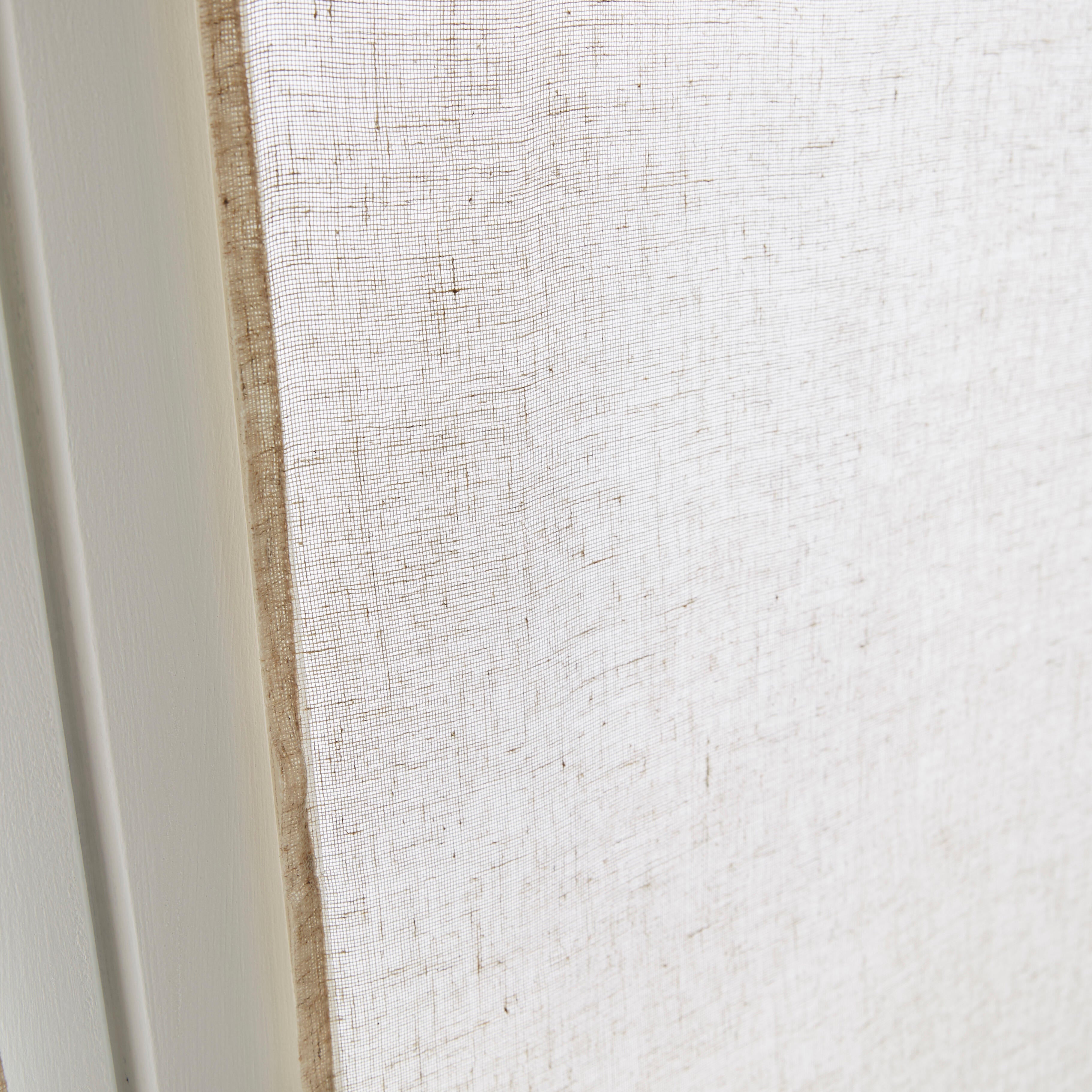 Vitrage tamisant, Rio, beige H.120 x l.45 cm - 4