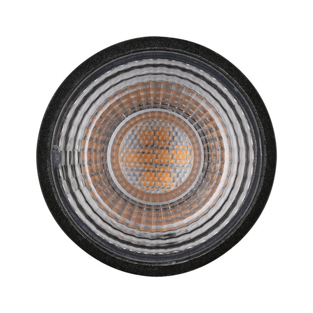 Ampoule led réflecteur noir GU5.3, 445Lm, blanc neutre, Corduo PAULMANN