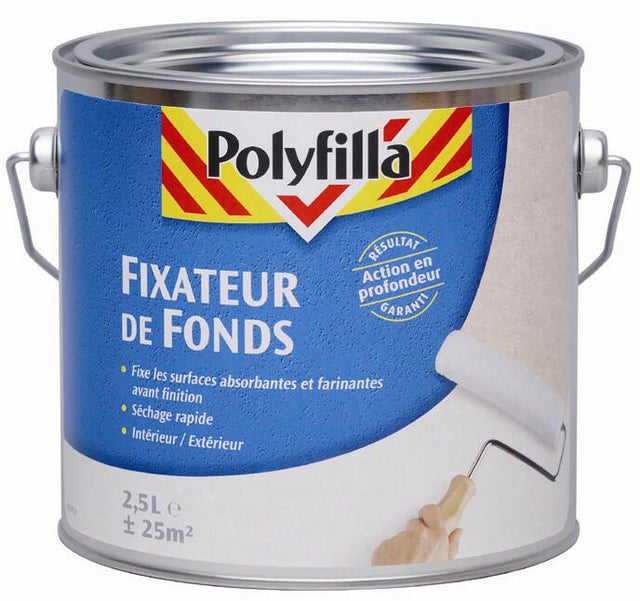 Fixateur de fond POLYFILLA blanc 2.5 L