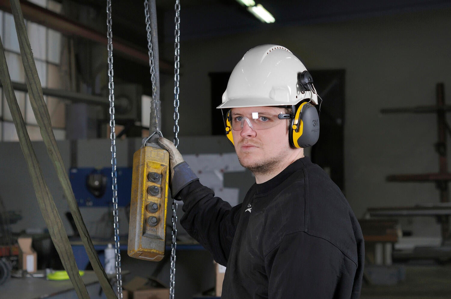 Coquilles antibruit adaptable casque de chantier Peltor 3M - 5