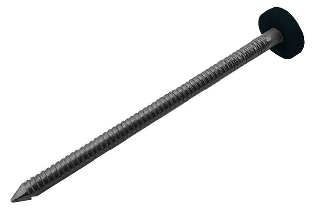 Lot de 200 pointes pour bandeau de rive anthracite pvc L.40 mm