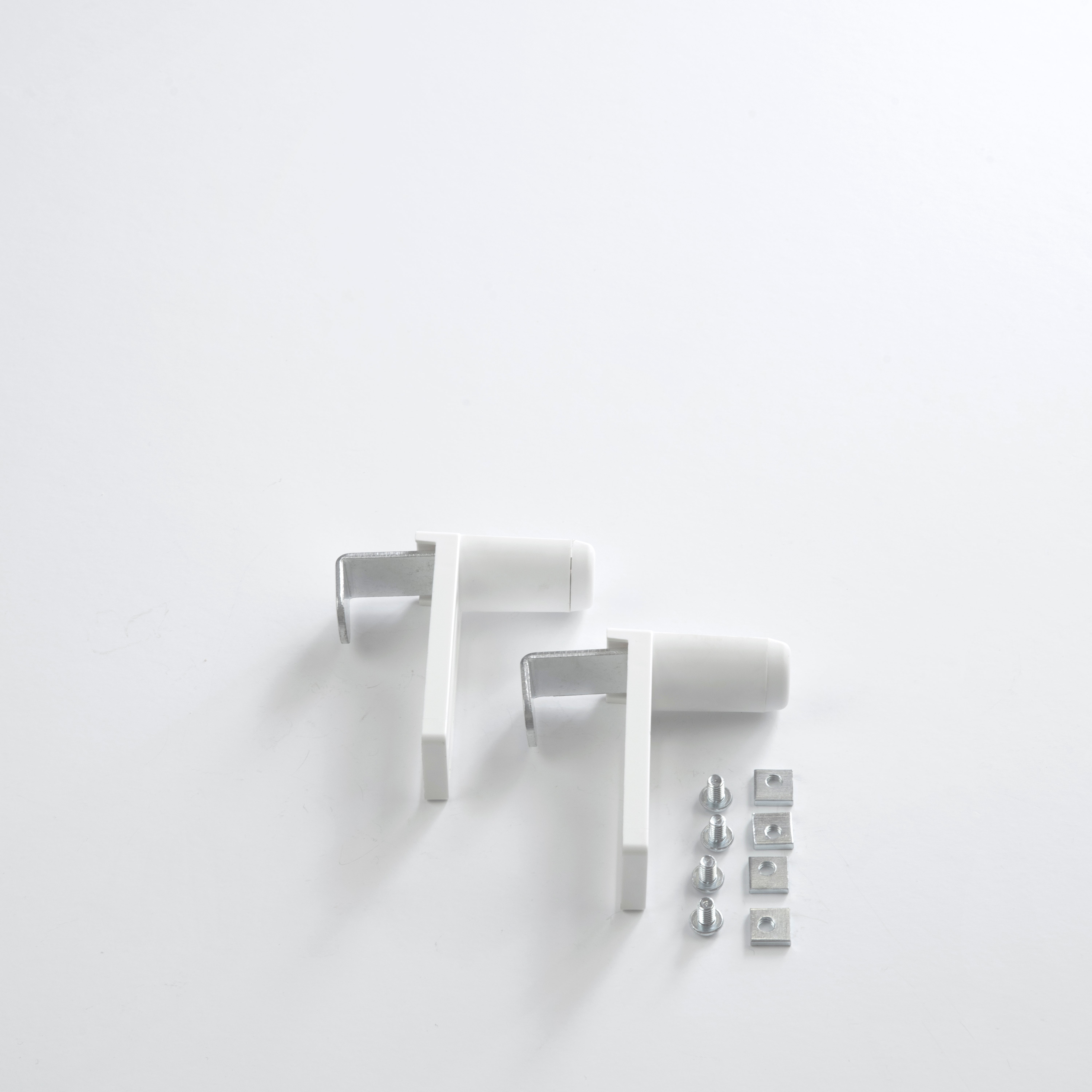 Lot de 2 supports blanc pour tous types de stores - 2