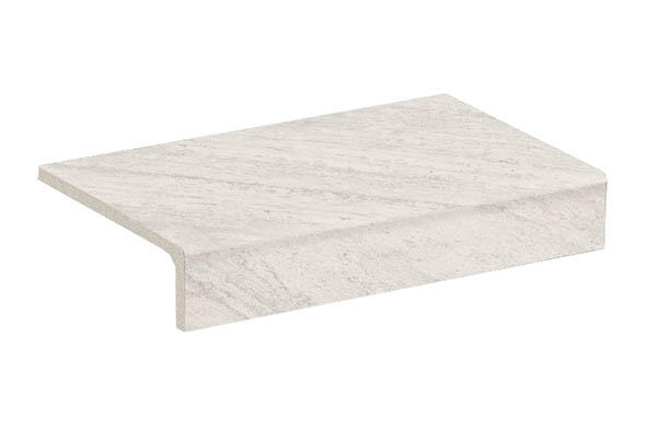 Nez de marche carrelage Sicile blanc x L.30 cm - 4