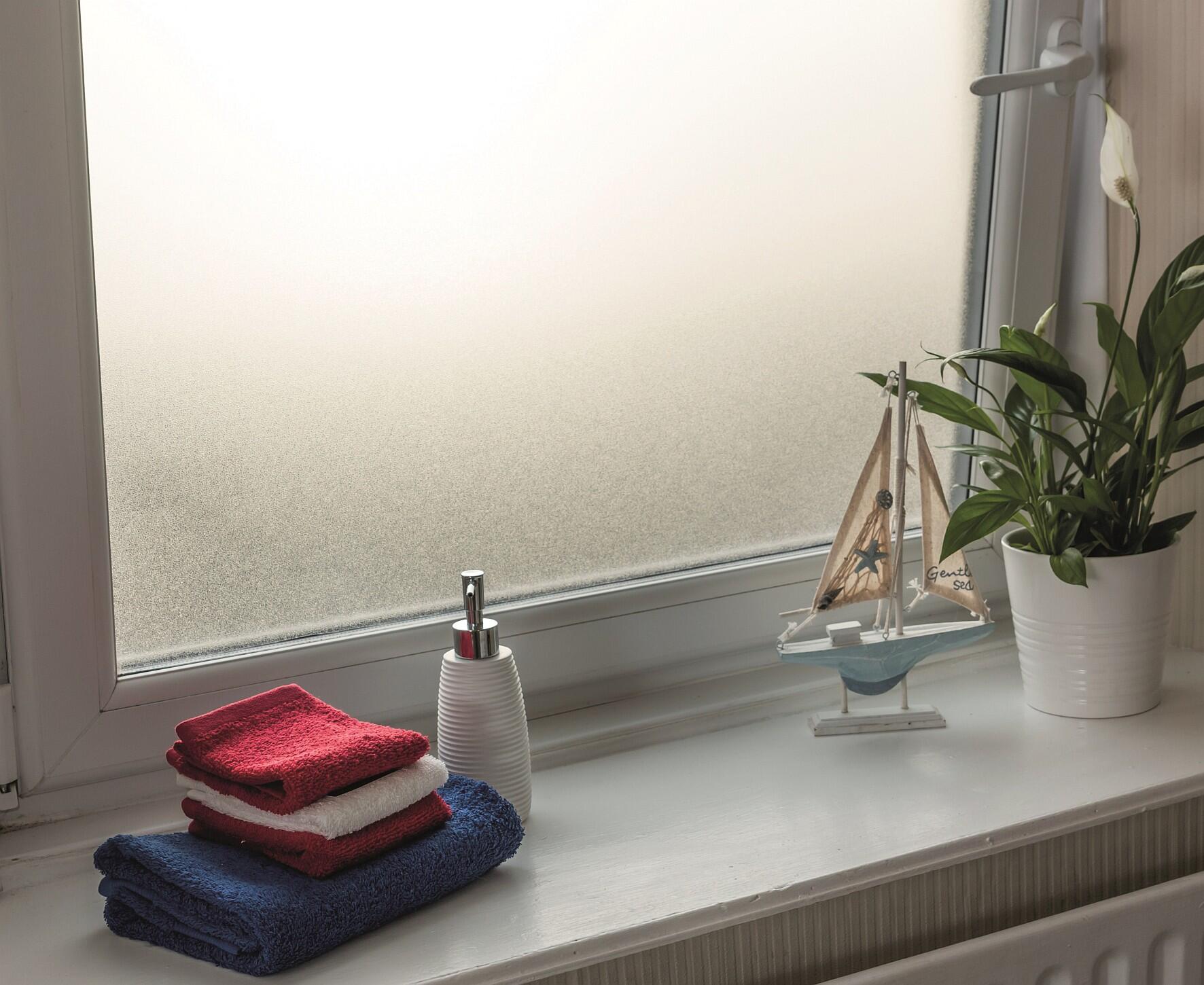 Adhésif vitrostatique GLASS MILKY, transparent, 2.1 m x 0.9 m - 3