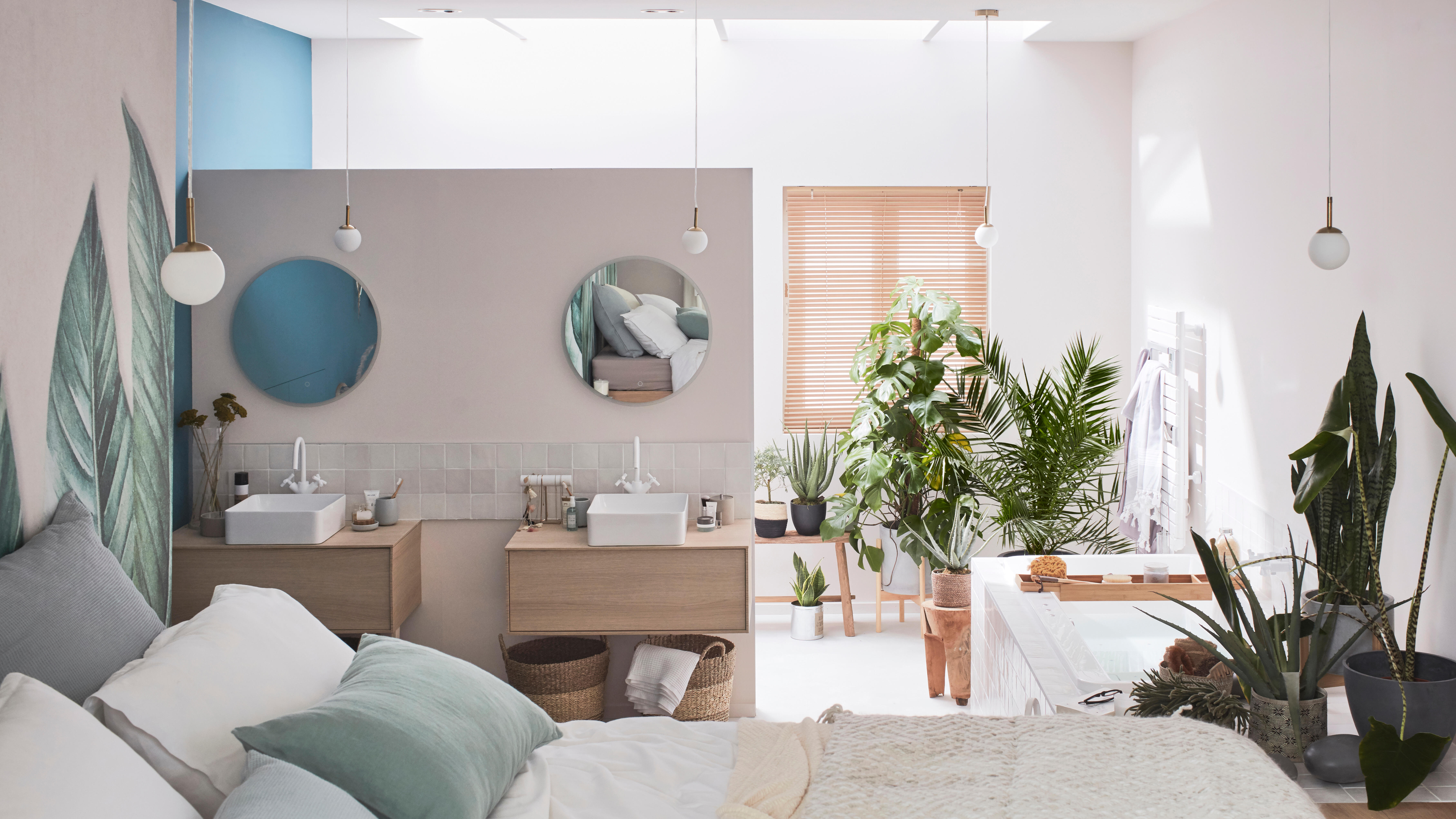 Miroir rond métal noir Neutral diam.40 cm - 6