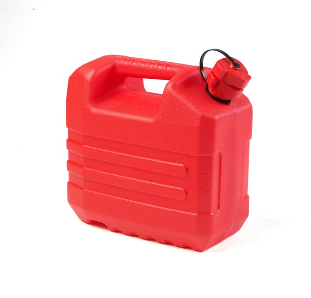 Jerrican en polyéthylène EDA rouge, 10 l