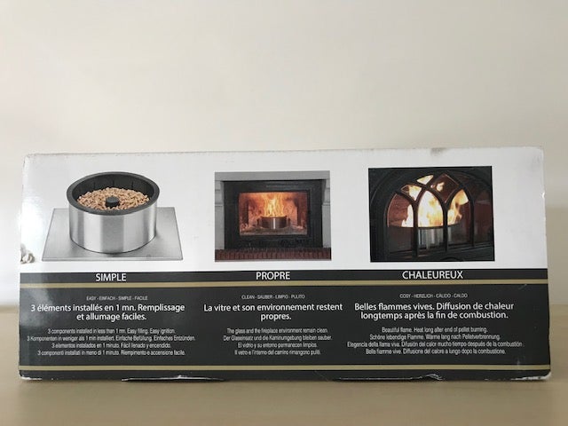 Brûleur à pellet  pour insert et poêle à bois  QAITO  Q10 - 2