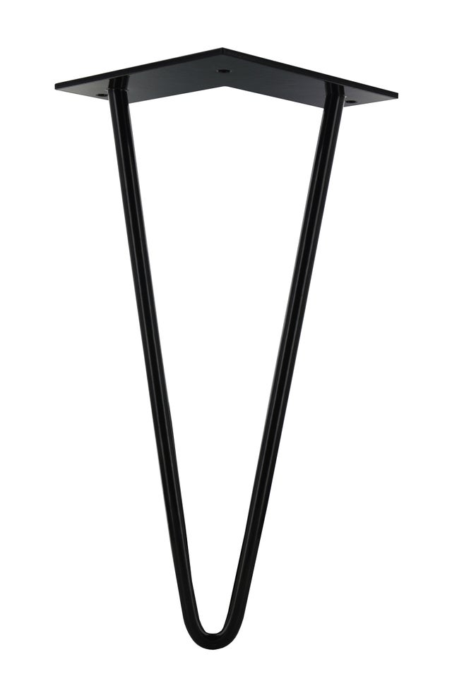 Pied de meuble design CIME, noir, hauteur 30 cm