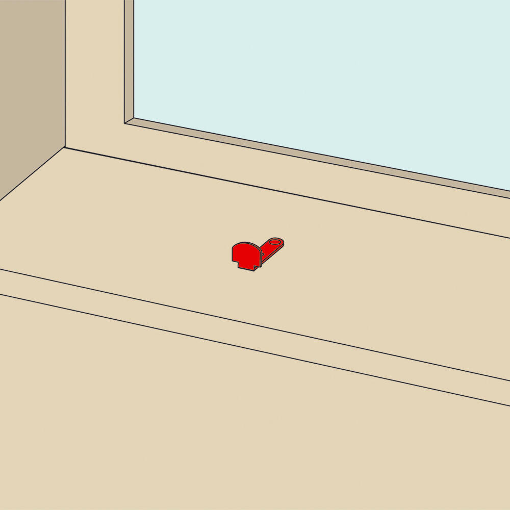 Butée De Volet Coudée à Visser Zingué Blanc AFBAT