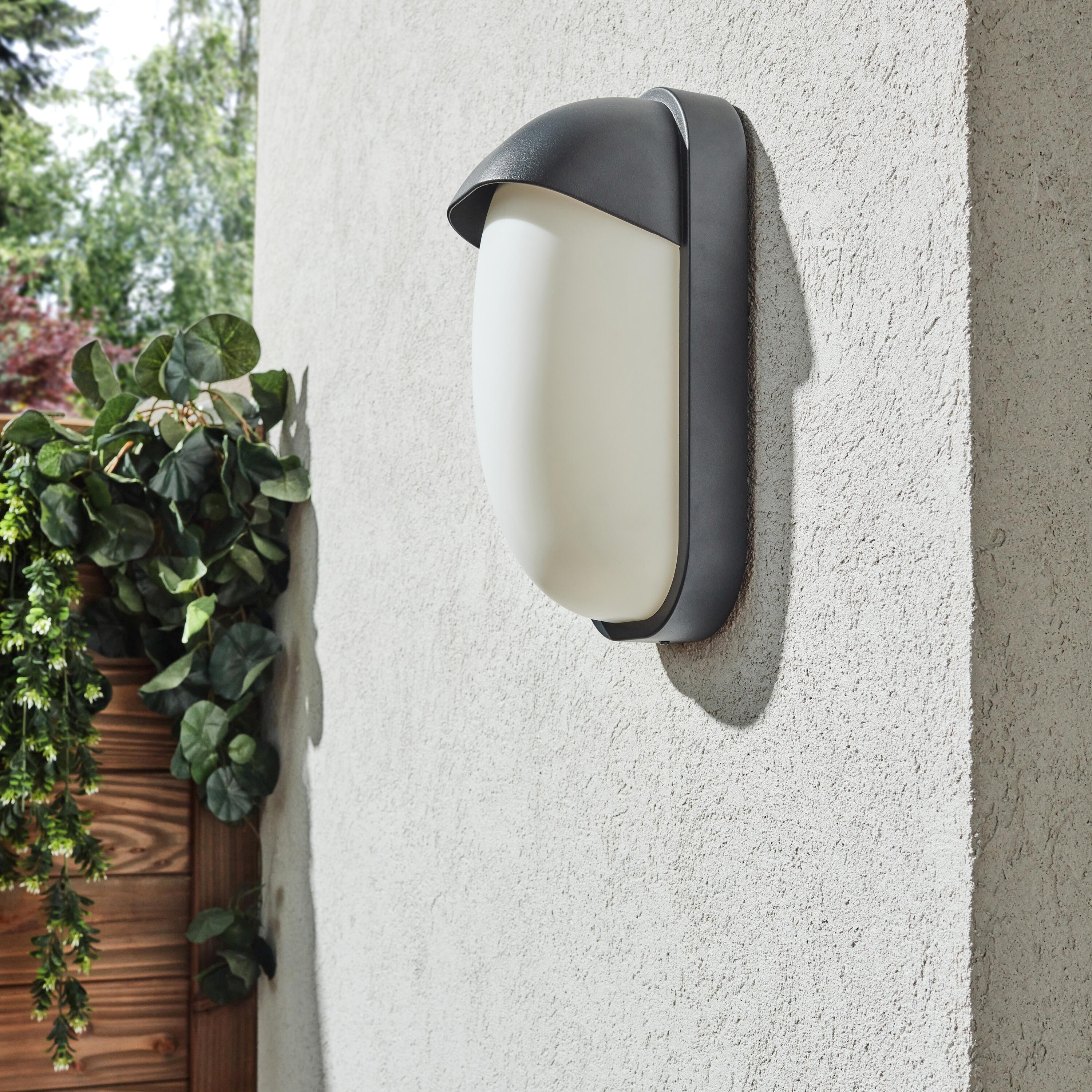 Applique moderno da esterno Pekko nero IP44 1X E27 INSPIRE - 8