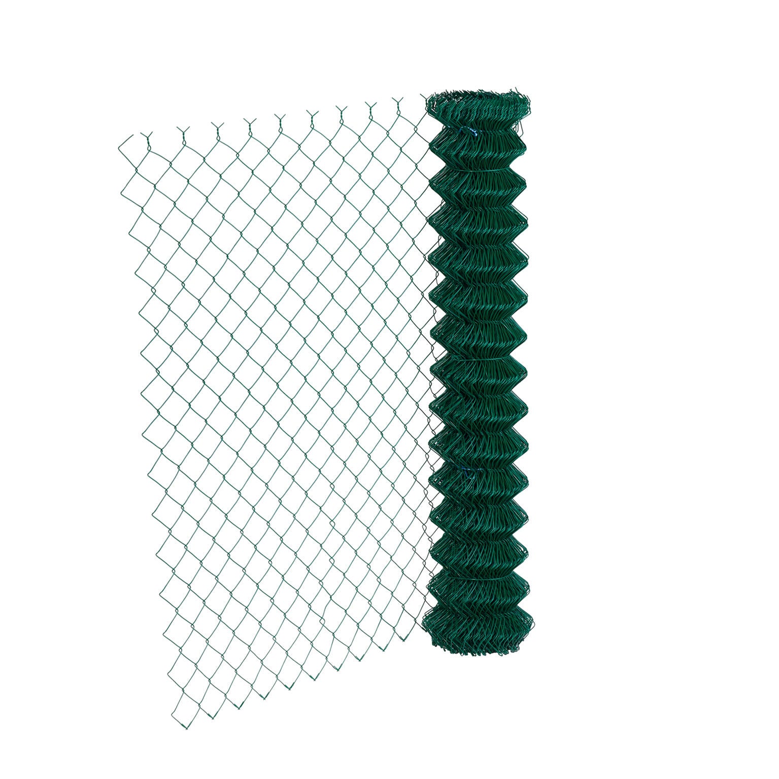 Grillage rouleau simple torsion vert, Rouleau 20m, Hauteur 1m50, Maille 50x50mm - 2