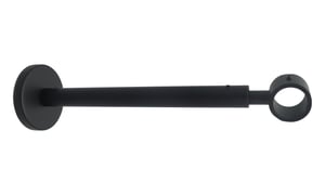 Support extensible tringle à rideau Design, 20 mm noir mat INSPIRE