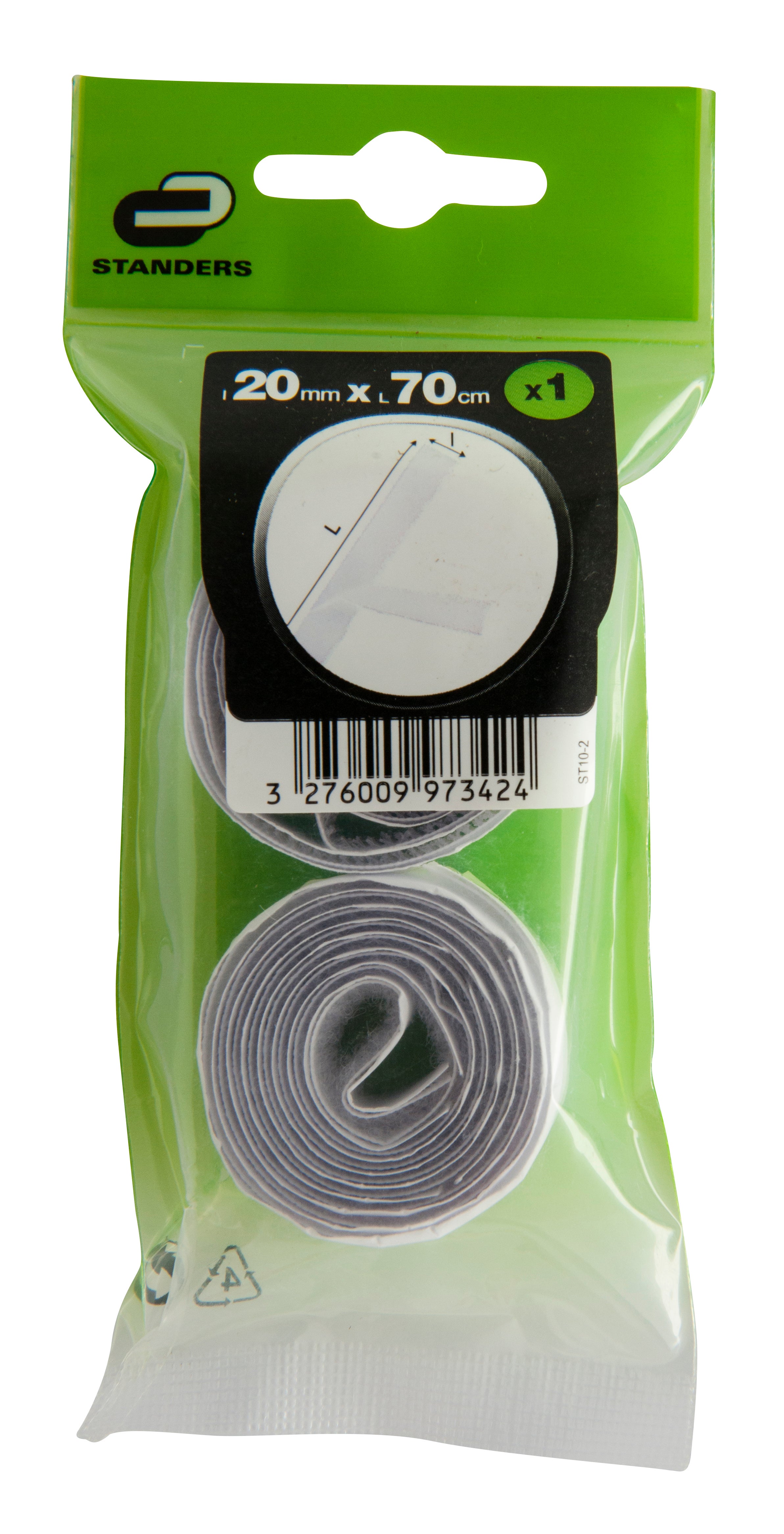 Ruban agrippant adhésif STANDERS L.0.07 m x l.20 mm - 2