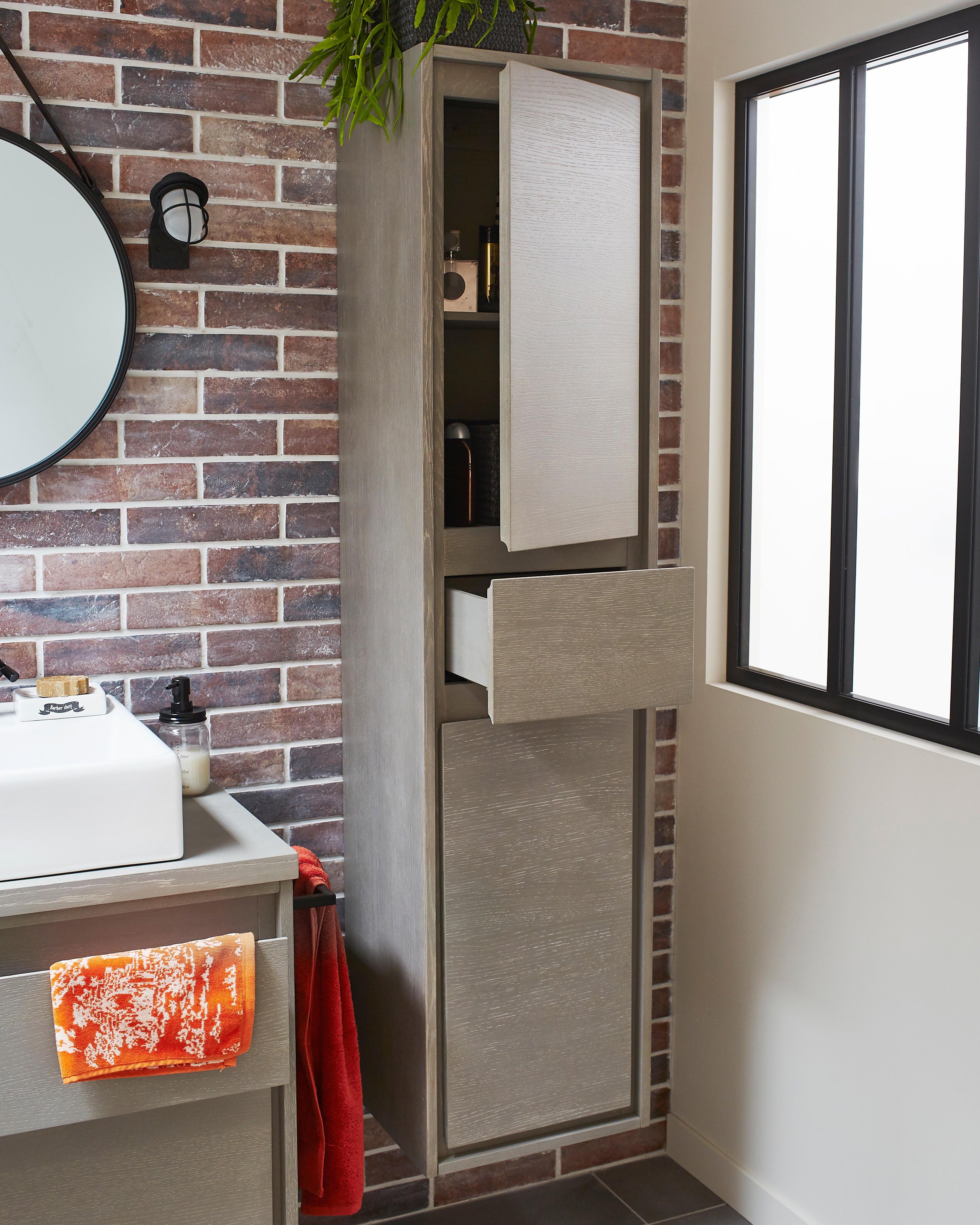 Carrelage mur intérieur effet brique rouge Indus l.6 x L.25 cm - 8