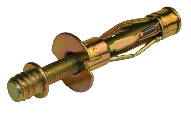 Lot de 10 pattes à vis et cheville QUICK PLOMBERIE, l.1 cm
